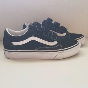 Black Velcro Vans Shoes